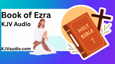 Holy Bible with Cross and Jesus praying