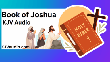 Holy Bible with cross with God's people praying