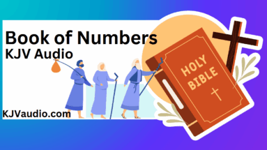 book of the holy bible and cross with Moses and the Israelites walking through the wilderness